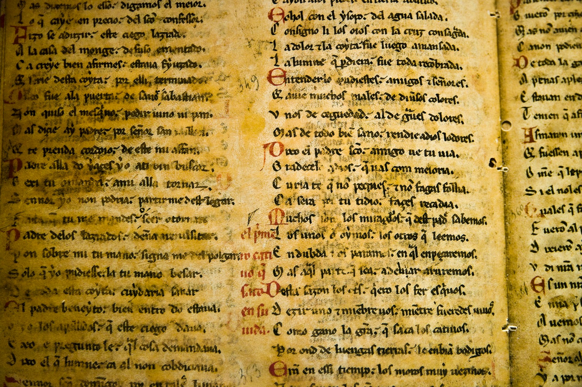 photo of open book